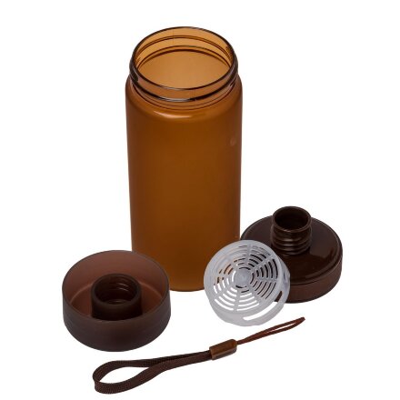 Бутылка для воды Simple, коричневая Бутылка для воды Simple, коричневая