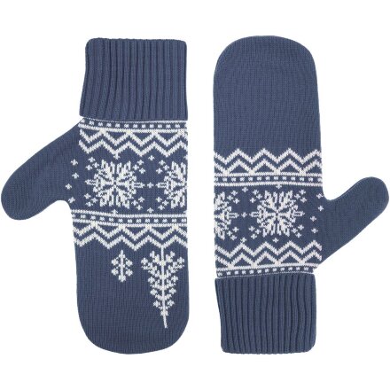 Варежки Elnik, серые с молочно-белым Варежки Elnik, серые с молочно-белым