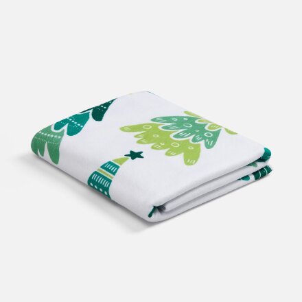 Флисовый плед Imaginario, зеленый Флисовый плед Imaginario, зеленый