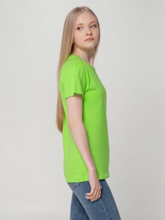 Футболка женская T-bolka Lady, зеленое яблоко Футболка женская T-bolka Lady, зеленое яблоко