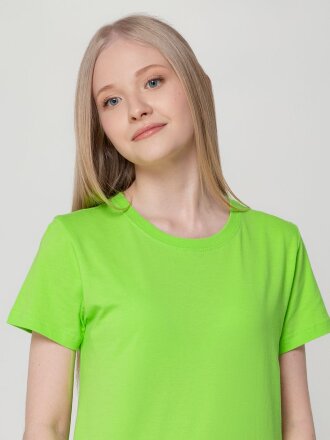 Футболка женская T-bolka Lady, зеленое яблоко Футболка женская T-bolka Lady, зеленое яблоко