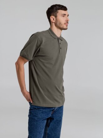 Рубашка поло мужская Neptune, темно-серая Рубашка поло мужская Neptune, темно-серая