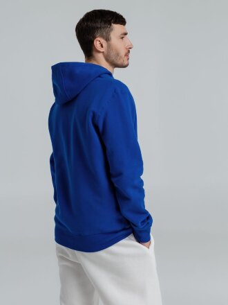 Толстовка на молнии с капюшоном унисекс King, ярко-синяя Толстовка на молнии с капюшоном унисекс King, ярко-синяя