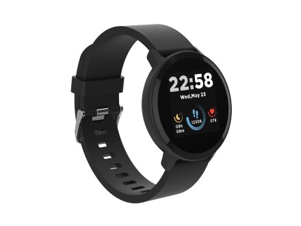 Умные часы CANYON Lollypop SW-63, IP 68, BT 5.0, сенсорный дисплей 1.3, черный Умные часы CANYON Lollypop SW-63, IP 68, BT 5.0, сенсорный дисплей 1.3, черный