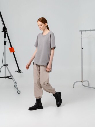 Футболка унисекс Kosmos 1.0, серая Футболка унисекс Kosmos 1.0, серая