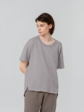 Футболка унисекс Kosmos 1.0, серая Футболка унисекс Kosmos 1.0, серая