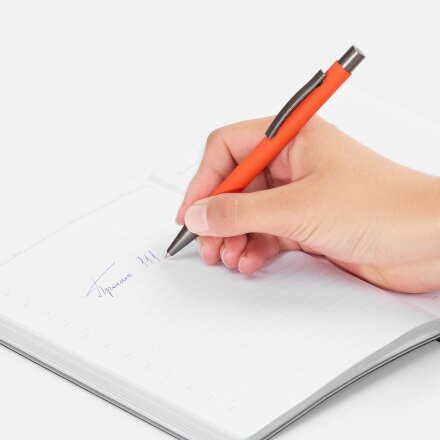 Ручка шариковая Atento Soft Touch, оранжевая Ручка шариковая Atento Soft Touch, оранжевая