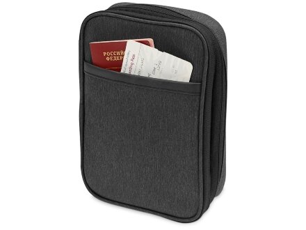 Органайзер для электроники District, темно-серый Органайзер для электроники District, темно-серый