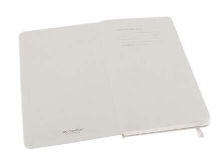 Записная книжка Moleskine Classic (в линейку) в твердой обложке, Large (13х21см), белый Записная книжка Moleskine Classic (в линейку) в твердой обложке, Large (13х21см), белый