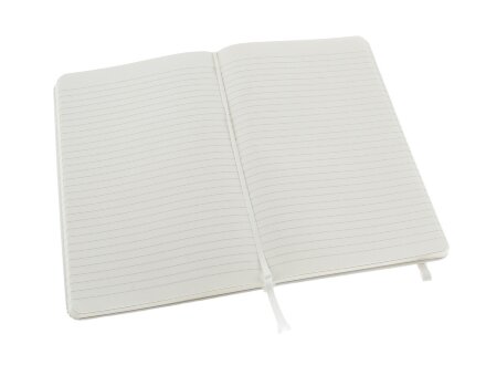 Записная книжка Moleskine Classic (в линейку) в твердой обложке, Large (13х21см), белый Записная книжка Moleskine Classic (в линейку) в твердой обложке, Large (13х21см), белый