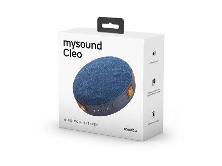 Портативная колонка mySound Cleo, 8 Вт Blue Портативная колонка mySound Cleo, 8 Вт Blue