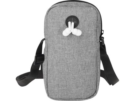 Сумка для телефона Ross из переработанного материала, серый яркий