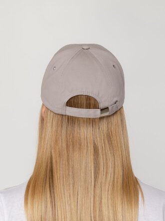 Бейсболка Canopy, серая с черным кантом Бейсболка Canopy, серая с черным кантом