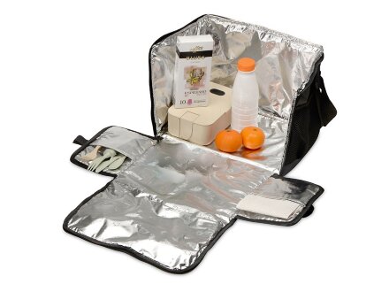 Раскладывающаяся сумка-холодильник Cool, черный Раскладывающаяся сумка-холодильник Cool, черный