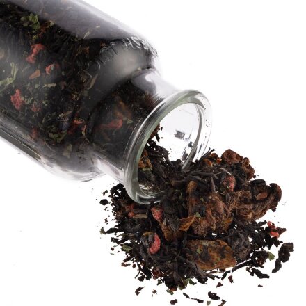 Чай «Сокочай», черный с ананасом, клубникой и мятой Чай «Сокочай», черный с ананасом, клубникой и мятой