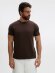 Футболка унисекс Regent 150, темно-коричневая (шоколад)