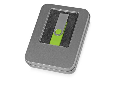 Подарочная коробка для флеш-карт Сиам в шубере, серебристый Подарочная коробка для флеш-карт Сиам в шубере, серебристый