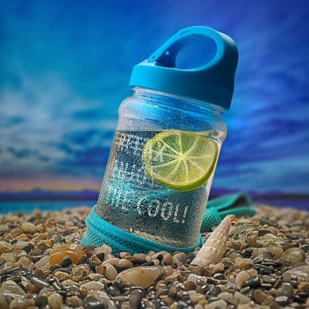 Охлаждающее полотенце Weddell, голубое Охлаждающее полотенце Weddell, голубое