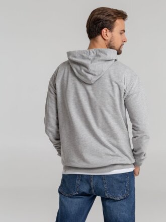 Толстовка с капюшоном Unit Kirenga, серый меланж Толстовка с капюшоном Unit Kirenga, серый меланж