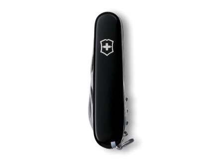 Нож перочинный VICTORINOX Spartan, 91 мм, 12 функций, чёрный Нож перочинный VICTORINOX Spartan, 91 мм, 12 функций, чёрный