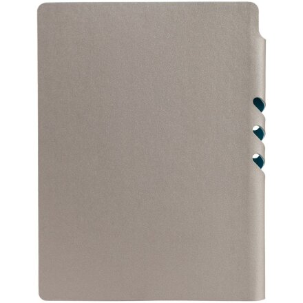 Ежедневник Flexpen, недатированный, серебристо-бирюзовый Ежедневник Flexpen, недатированный, серебристо-бирюзовый