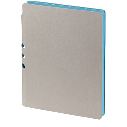 Ежедневник Flexpen, недатированный, серебристо-бирюзовый Ежедневник Flexpen, недатированный, серебристо-бирюзовый