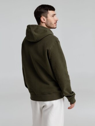 Толстовка на молнии с капюшоном унисекс King, хаки Толстовка на молнии с капюшоном унисекс King, хаки