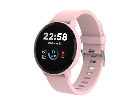 Умные часы CANYON Lollypop SW-63, IP 68, BT 5.0, сенсорный дисплей 1.3, розовый с нанесением логотипа