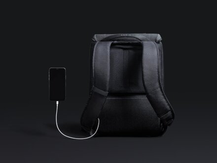 Водостойкий антикражный рюкзак Clickpack для ноутбука 15.6, черный