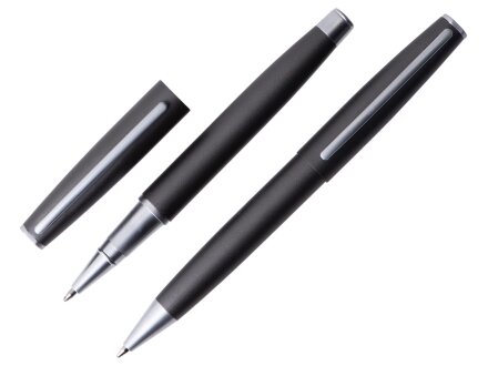 Сет ручек Roosevelt шариковая и роллер, цвет оружейной стали