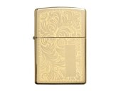 Зажигалка ZIPPO Venetian с покрытием High Polish Brass, латунь/сталь, золотистая, 38x13x57 мм Зажигалка ZIPPO Venetian с покрытием High Polish Brass, латунь/сталь, золотистая, 38x13x57 мм