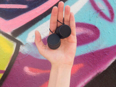 Портативная колонка TWS YoYo Mono, черный Портативная колонка TWS YoYo Mono, черный