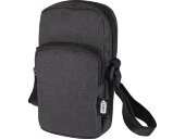 Сумка для телефона Ross из переработанного материала, древесный уголь