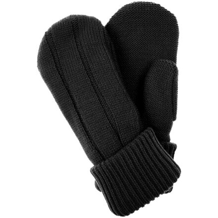 Варежки Knit Beat, черные