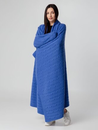 Плед Auray, ярко-синий Плед Auray, ярко-синий