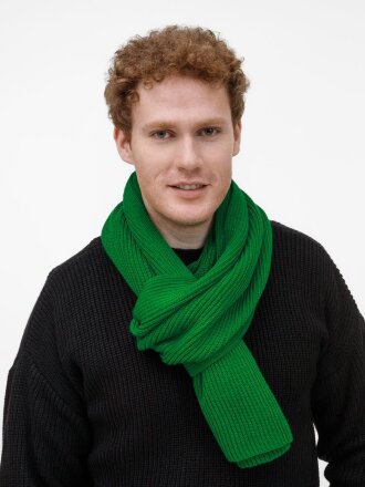 Шарф Nobilis Mono, ярко-зеленый Шарф Nobilis Mono, ярко-зеленый