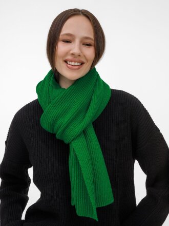 Шарф Nobilis Mono, ярко-зеленый Шарф Nobilis Mono, ярко-зеленый