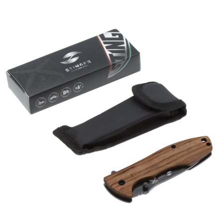 Складной нож Stinger 632ZW, эбеновое дерево Складной нож Stinger 632ZW, эбеновое дерево