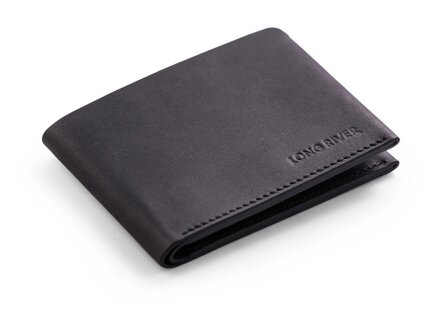 Подарочный набор Long River: кошелек, ремешок для ключей, черная коробка