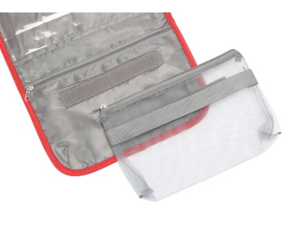 Несессер для путешествий со съемной косметичкой Flat, красный Несессер для путешествий со съемной косметичкой Flat, красный