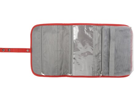 Несессер для путешествий со съемной косметичкой Flat, красный Несессер для путешествий со съемной косметичкой Flat, красный