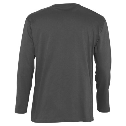 Футболка с длинным рукавом Monarch 150, темно-серая Футболка с длинным рукавом Monarch 150, темно-серая