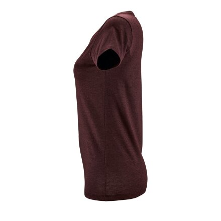 Футболка женская Regent Fit Women, бордовый меланж Футболка женская Regent Fit Women, бордовый меланж