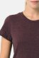Футболка женская Regent Fit Women, бордовый меланж