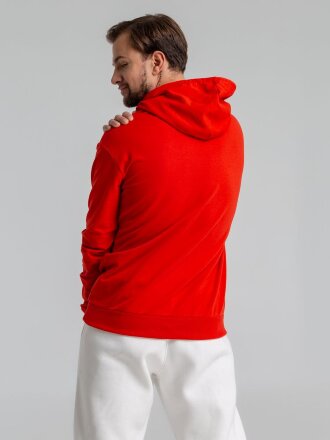 Толстовка с капюшоном Unit Kirenga, красная Толстовка с капюшоном Unit Kirenga, красная