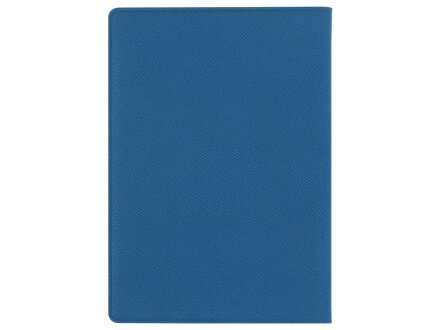 Обложка для паспорта с RFID защитой отделений для пластиковых карт Favor, синяя Обложка для паспорта с RFID защитой отделений для пластиковых карт Favor, синяя