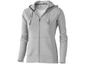 Толстовка Arora женская с капюшоном, серый меланж Толстовка Arora женская с капюшоном, серый меланж