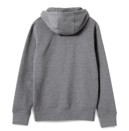 Толстовка на молнии с капюшоном унисекс King, темно-серый меланж Толстовка на молнии с капюшоном унисекс King, темно-серый меланж