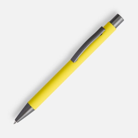 Ручка шариковая Atento Soft Touch, желтая Ручка шариковая Atento Soft Touch, желтая