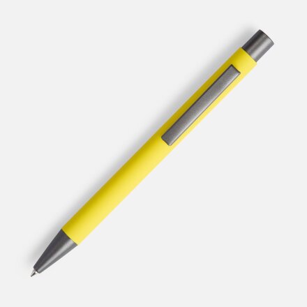 Ручка шариковая Atento Soft Touch, желтая Ручка шариковая Atento Soft Touch, желтая